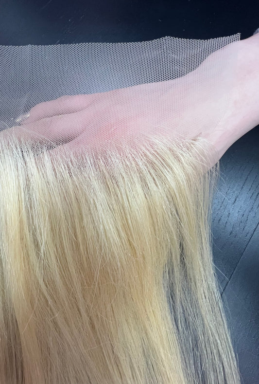 613 Bleach blonde Frontals and closures