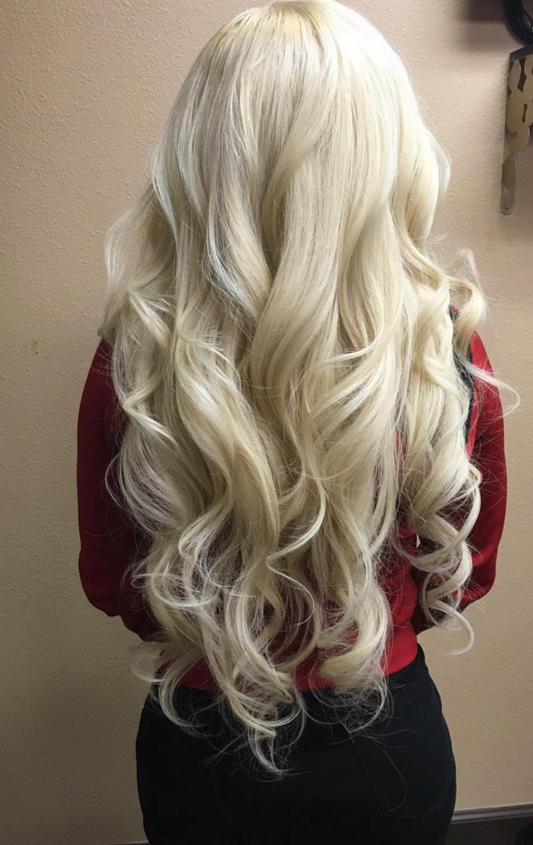 613 bleach Blonde Straight